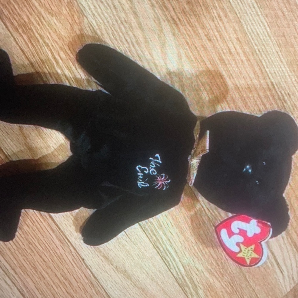 TY Beanie Baby The End Bear 1999 Y2K Millennium Retired Collectible